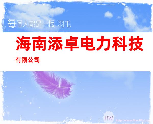 海南添卓电力科技有限公司